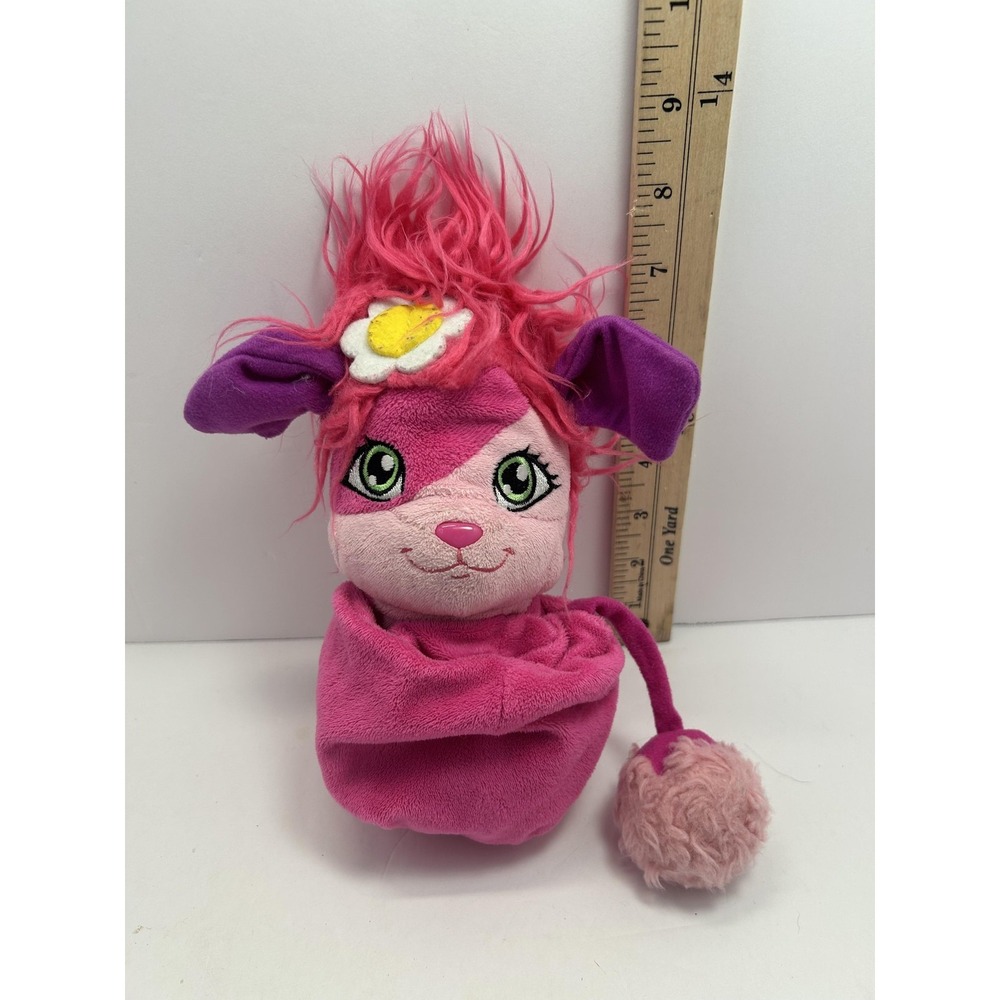 Spinmaster  2015 Popples Bubbles Plush Stuffed Animal Toy Small Reversible